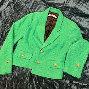 Green cute Zara Blazer